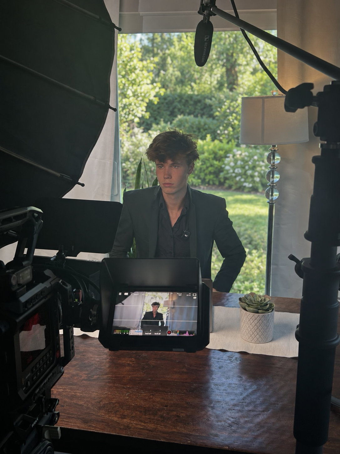 James Boger during a filmed interview
